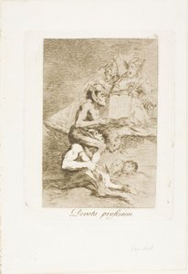 Fromme Berufung, Tafel 70 aus Los Caprichos von Francisco Jose de Goya y Lucientes
