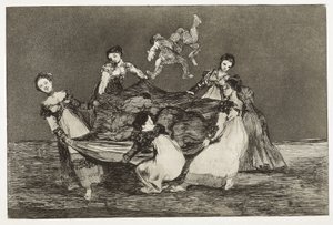 Proverbien. Weibliches Rätsel von Francisco Jose de Goya y Lucientes