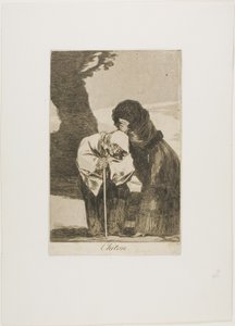Hush, Blatt 28 aus Los Caprichos von Francisco Jose de Goya y Lucientes