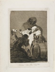 Niemand hat uns gesehen, Platte 79 aus Los Caprichos von Francisco Jose de Goya y Lucientes