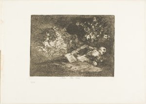 Nichts. Das Ereignis wird es zeigen, Platte 69 aus Die Schrecken des Krieges von Francisco Jose de Goya y Lucientes