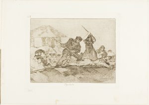 Pöbel, Platte 28 aus Die Schrecken des Krieges von Francisco Jose de Goya y Lucientes