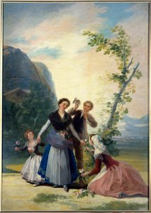 Frühling. Gemälde von Francisco de Goya (1746-1828) 19. Jahrhundert. Madrid, Prado Museum von Francisco de Goya