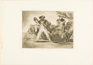 Das ist hart!, Platte 31 aus Die Schrecken des Krieges von Francisco Jose de Goya y Lucientes