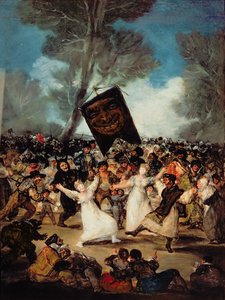 Das Begräbnis der Sardine (Fronleichnamsfest am Aschermittwoch) um 1812-19