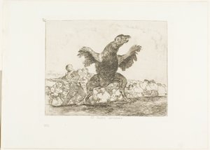 Der fleischfressende Geier, Platte 76 aus Die Schrecken des Krieges von Francisco Jose de Goya y Lucientes