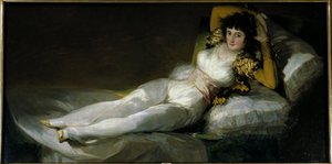Die bekleidete Maja, um 1798-1805 von Francisco Jose de Goya y Lucientes
