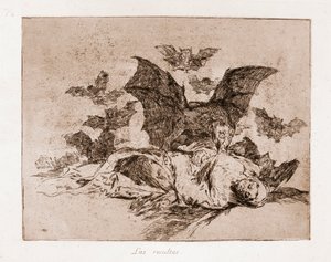 Die Schrecken des Krieges: Die Ergebnisse (Radierung nach einer Vorzeichnung) von Francisco de Goya