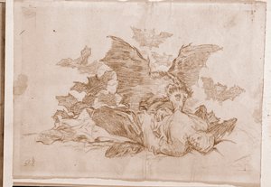 Die Schrecken des Krieges: Die Ergebnisse (Vorzeichnung) von Francisco de Goya