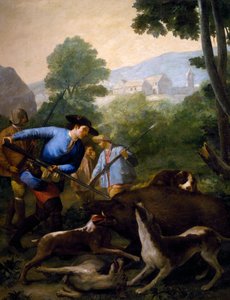 Die Wildschweinjagd