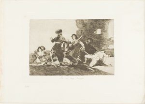 Es gibt jetzt keine Zeit, Platte 19 aus Die Schrecken des Krieges von Francisco Jose de Goya y Lucientes