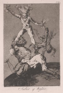 Aufsteigen und Fallen (Subir y Bajar) von Francisco de Goya
