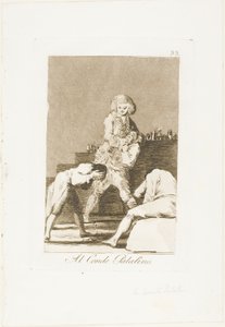 An den Pfalzgrafen, Platte 33 aus Los Caprichos von Francisco Jose de Goya y Lucientes