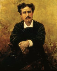 Porträt von Mariano Fortuny (1838-1874), spanischer Maler von Francisco Peralta del Campo