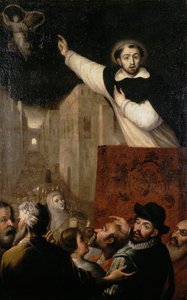 Predigt des Heiligen Vinzenz Ferrer, frühes 17. Jahrhundert