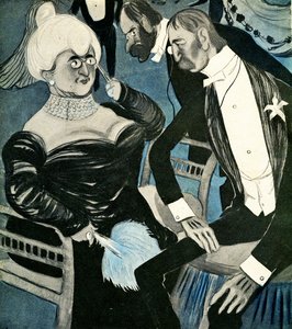 Ein Engländer bittet eine Französin zum Tanz, 1905 von Francisco Sancha y Lengo