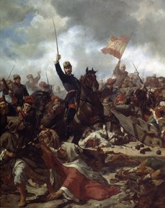 General Juan Prim y Prats (1814-70) in der Schlacht von Tetouan 1860