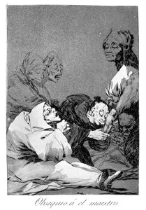 Ein Geschenk für den Meister, 1799 von Francisco de Goya