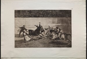 Stierkämpfe: Der Tod von Pepe Illo, 2. Komposition, 1876