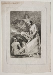Caprichos: Blas von Francisco de Goya