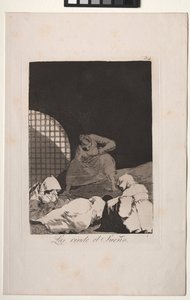 Caprichos: Der Schlaf übermannt sie von Francisco de Goya