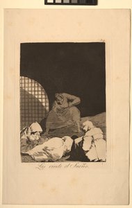 Caprichos: Der Schlaf übermannt sie von Francisco de Goya