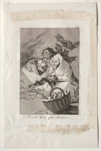 Caprichos: Es gibt viel zu saugen von Francisco de Goya