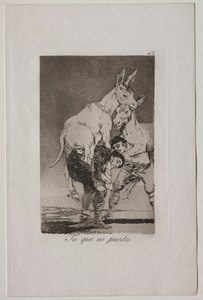 Caprichos: Du, der du nicht kannst von Francisco de Goya