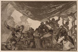 Klarer Unsinn (Disparate claro), aus der Serie Los Disparates von Francisco de Goya