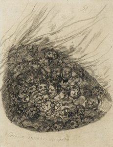 Komische Entdeckung, 1819-28 von Francisco de Goya