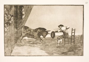 Der mutige Martincho in der Arena von Saragossa von Francisco de Goya