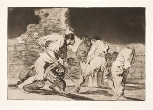 Der törichte Zorn (Es ist unglaublich - und wir wurden von Gott geschaffen) von Francisco de Goya