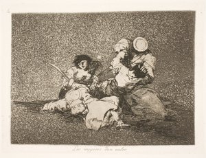 Es sind die Frauen, die Mut geben (4) von Francisco de Goya