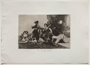 Die Schrecken des Krieges: Jetzt ist keine Zeit mehr, 1810-20 von Francisco de Goya