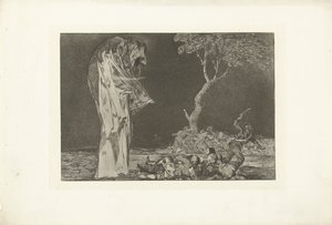 Dummheit der Angst (Los Disparates) von Francisco de Goya