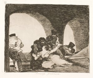 Ein schrecklicher Tod (13) von Francisco de Goya