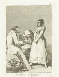 Es ist besser, faul zu sein von Francisco de Goya