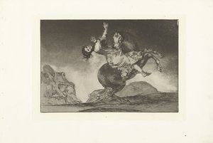 Das entführende Pferd (Los Disparates) von Francisco de Goya