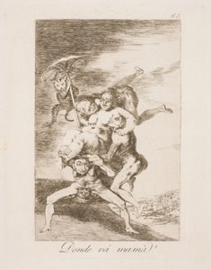 Wohin geht Mutter? von Francisco de Goya