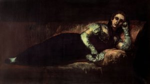 Die Gräfin von Baena – 1819 – 92 × 160 cm von Francisco de Goya