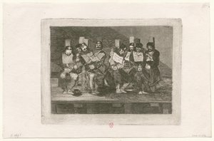 Die Schrecken des Krieges, Tafel 35: Man kann nicht wissen, warum von Francisco de Goya