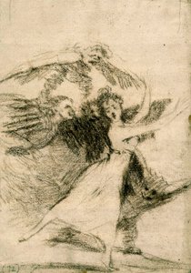 Los Caprichos: Du wirst nicht entkommen (No te escaparàs) von Francisco de Goya