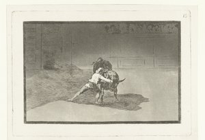 Martincho im Kampf mit einem Stier von Francisco de Goya