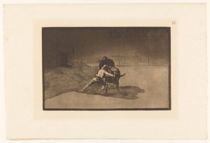 Martincho im Kampf mit einem Stier von Francisco de Goya
