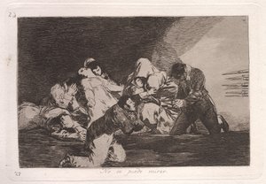Man kann nicht hinsehen von Francisco de Goya