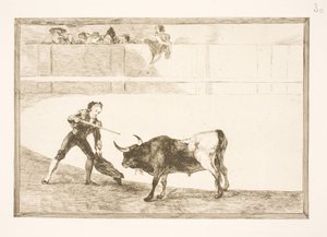 Pedro Romero tötet den hinkenden Stier