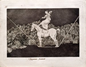 Präzise Torheit aus der Serie Los Disparates Follies, 1815-1819