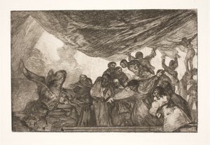 Reiner Unsinn (Ohne an Gott oder den Teufel zu appellieren) von Francisco de Goya