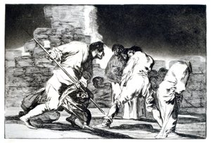 Rätsel der Wut, 1819-1823 von Francisco de Goya