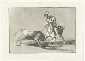 Rodrigo Díaz de Vivar verwundet einen Stier